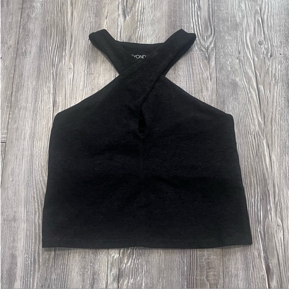 Beyond Yoga Spacedye At Your Leisure Tank Small Darkest Night